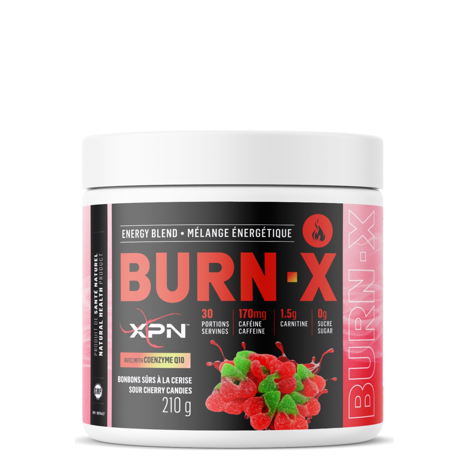 XPN Burn-X 210 g – Bonbons sûrs à la cerise