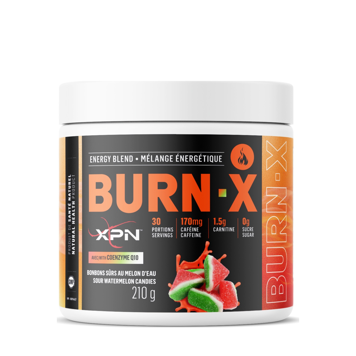 XPN Burn-X 210 g – Bonbons melon d'eau