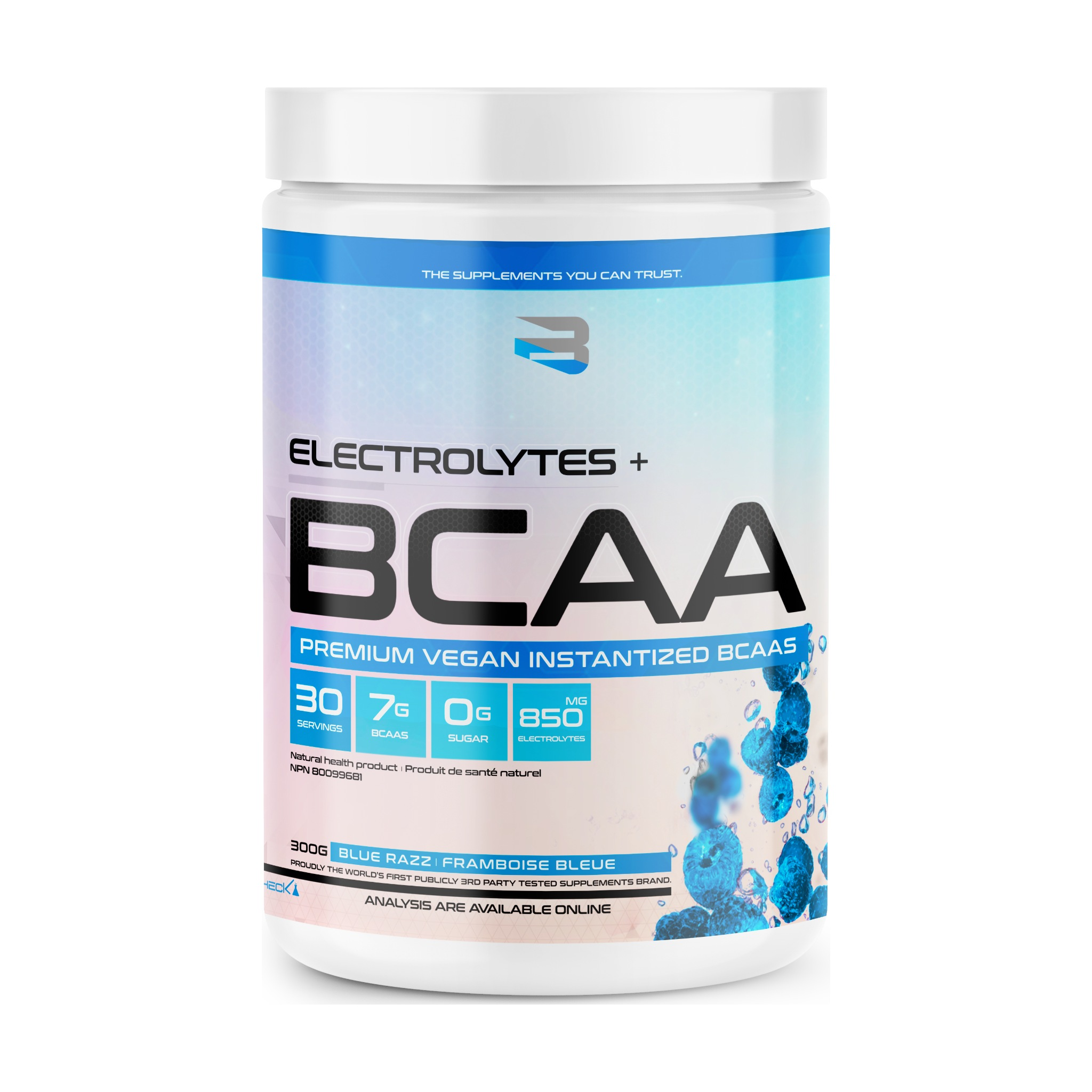 Believe Électrolytes + BCAA – 300 g