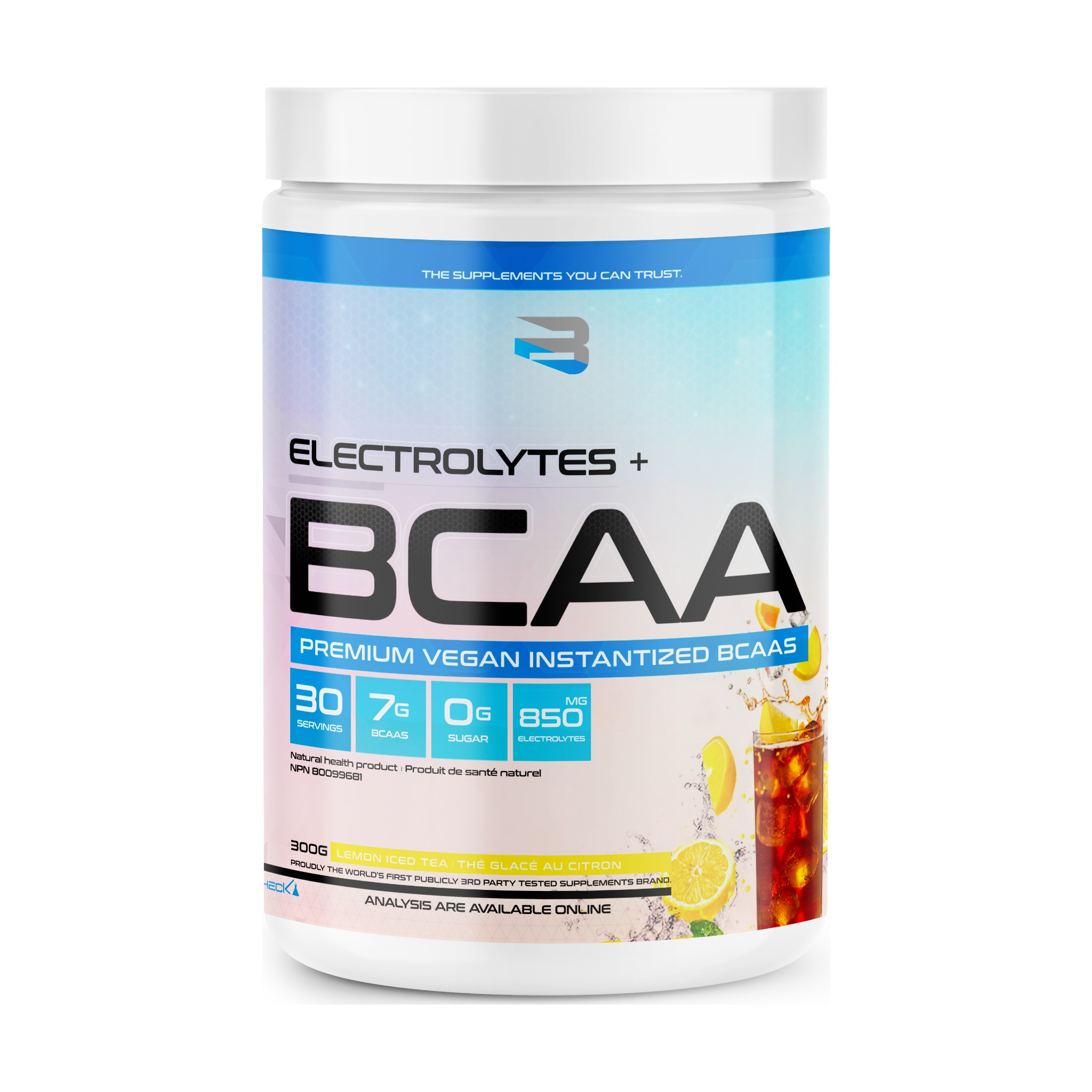 Believe Électrolytes + BCAA – 300 g