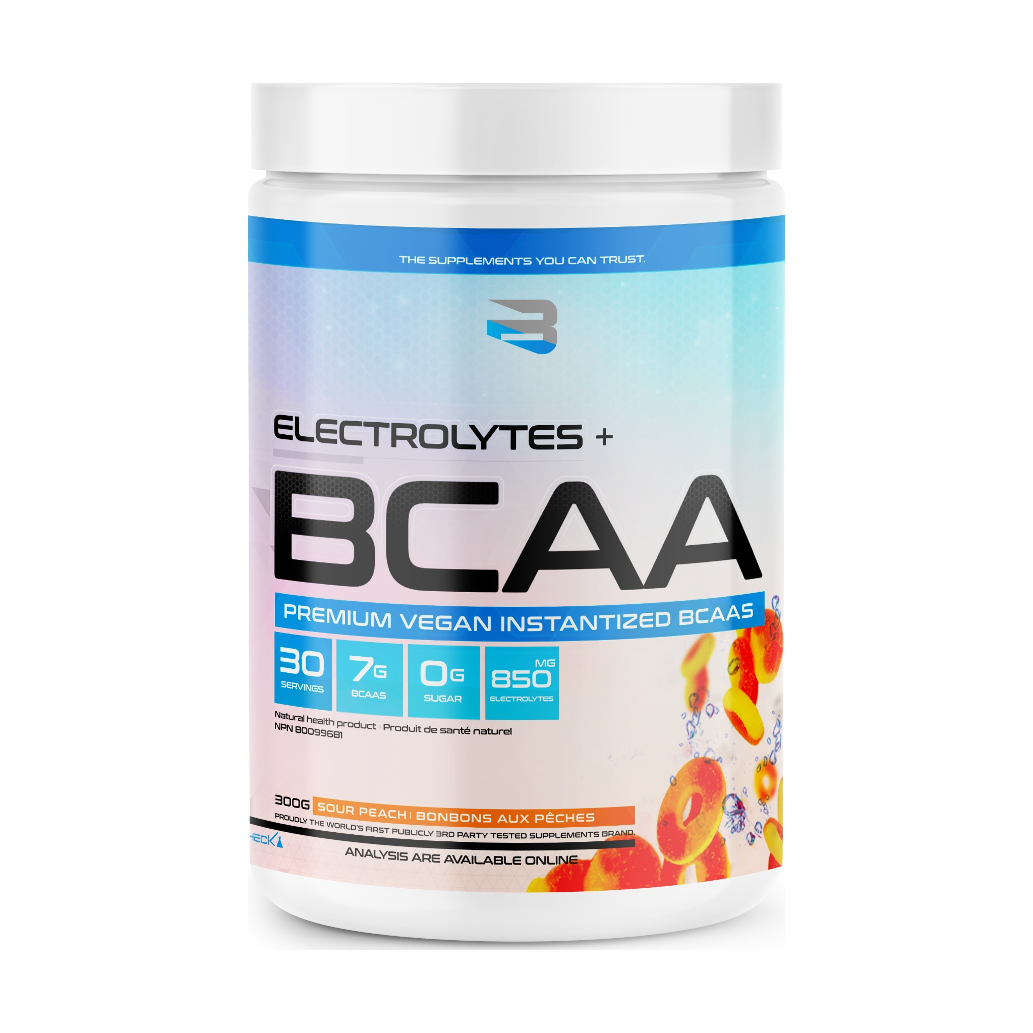 Believe Électrolytes + BCAA – 300 g