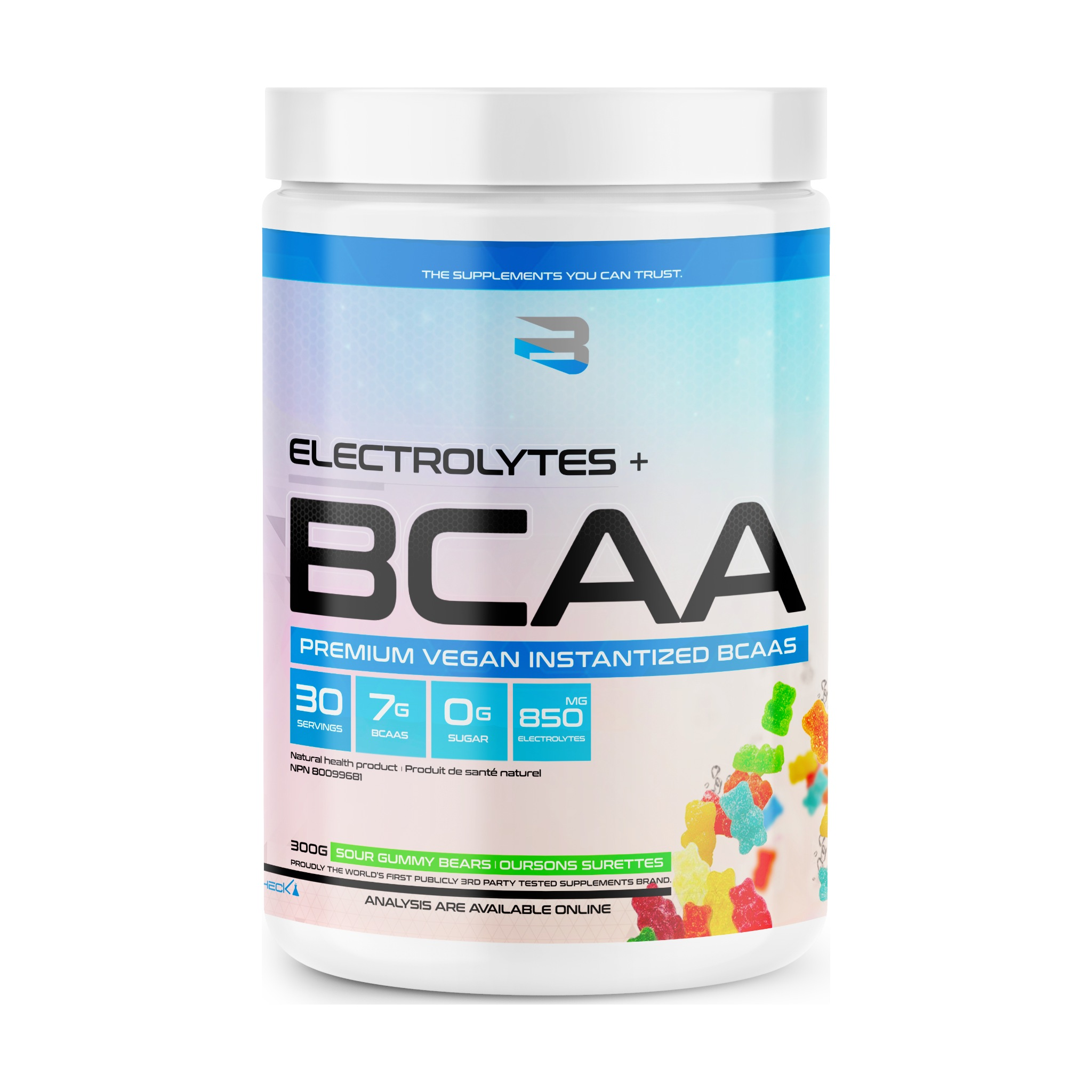 Believe Électrolytes + BCAA – 300 g