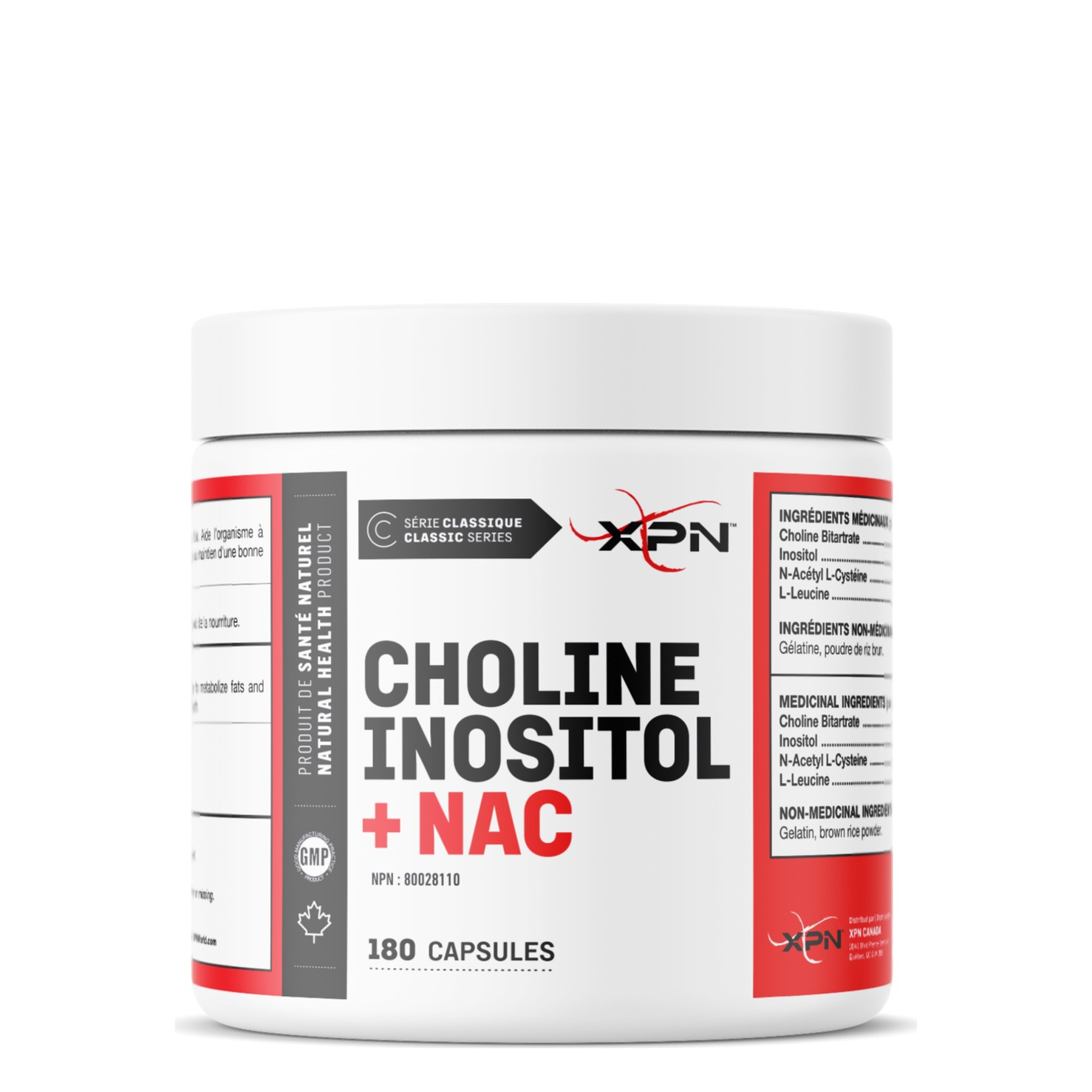 XPN Choline Inositol + NAC - 180 Caps