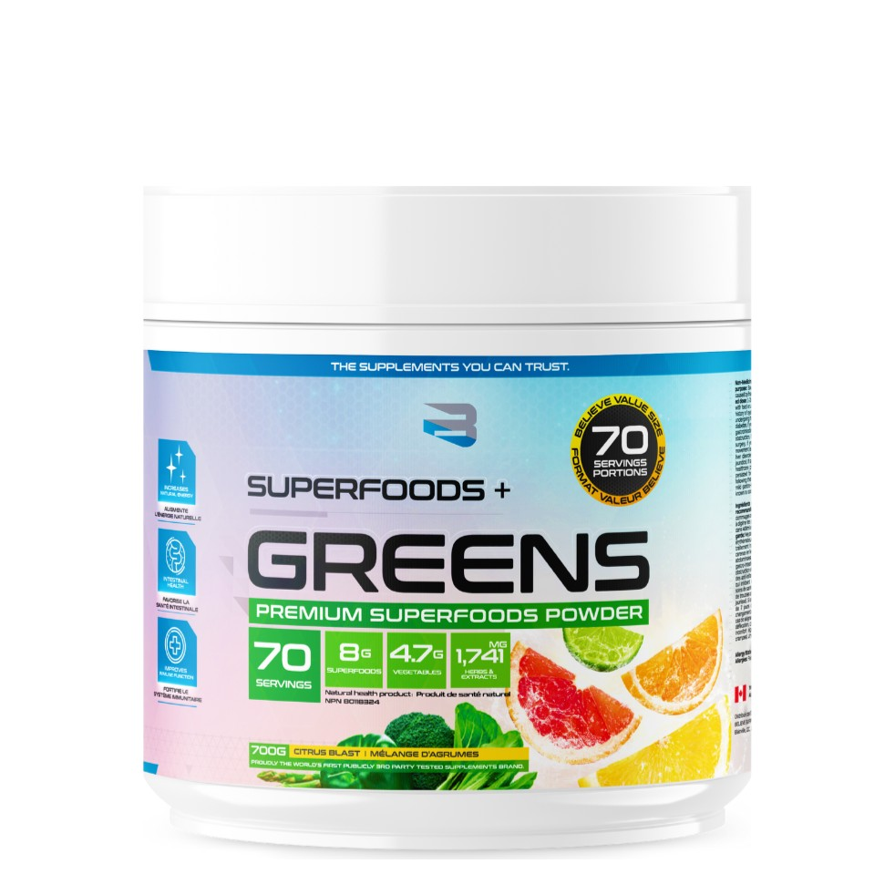 Believe - Superfoods + Greens - 70 portions