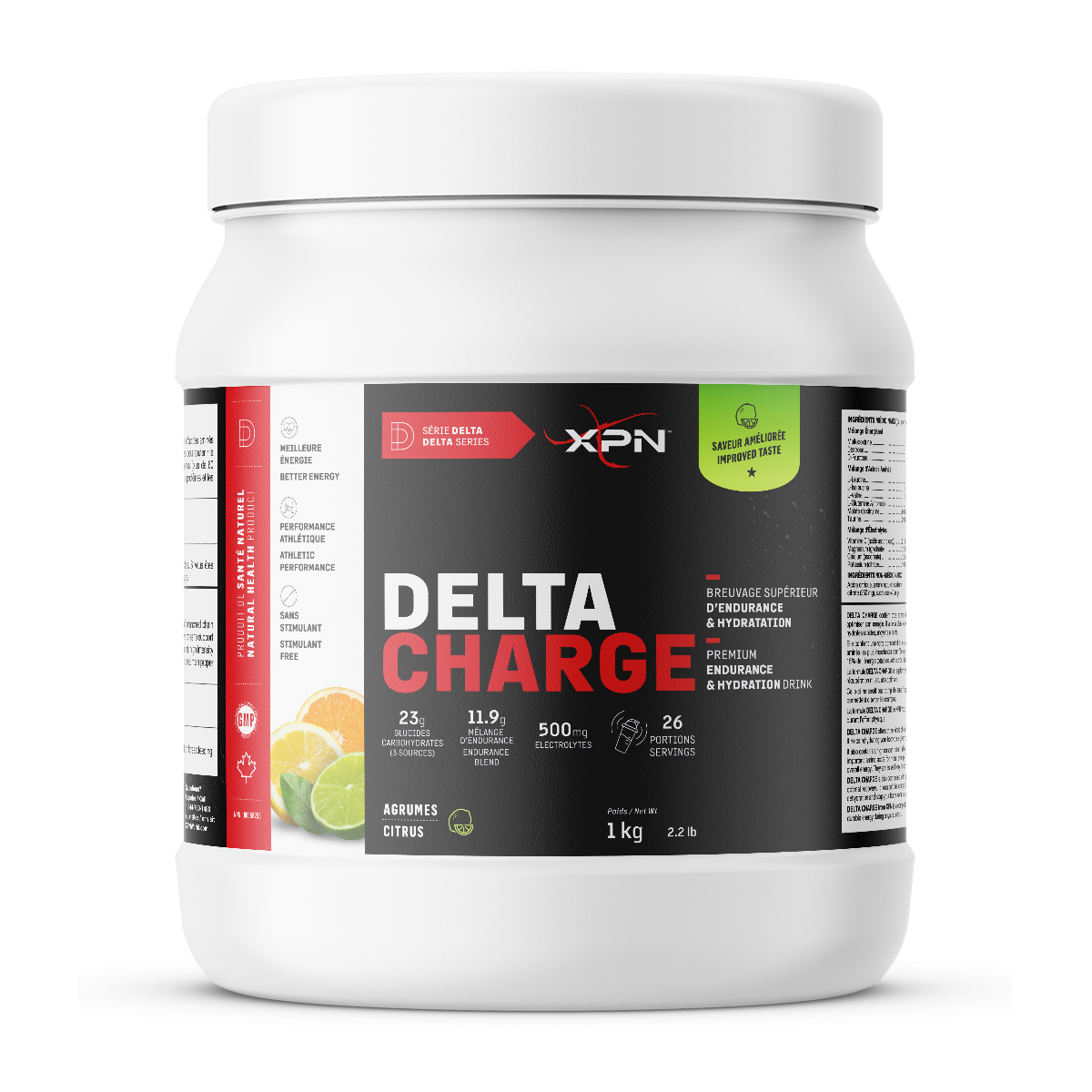 XPN Delta Charge 1 kg – Agrumes