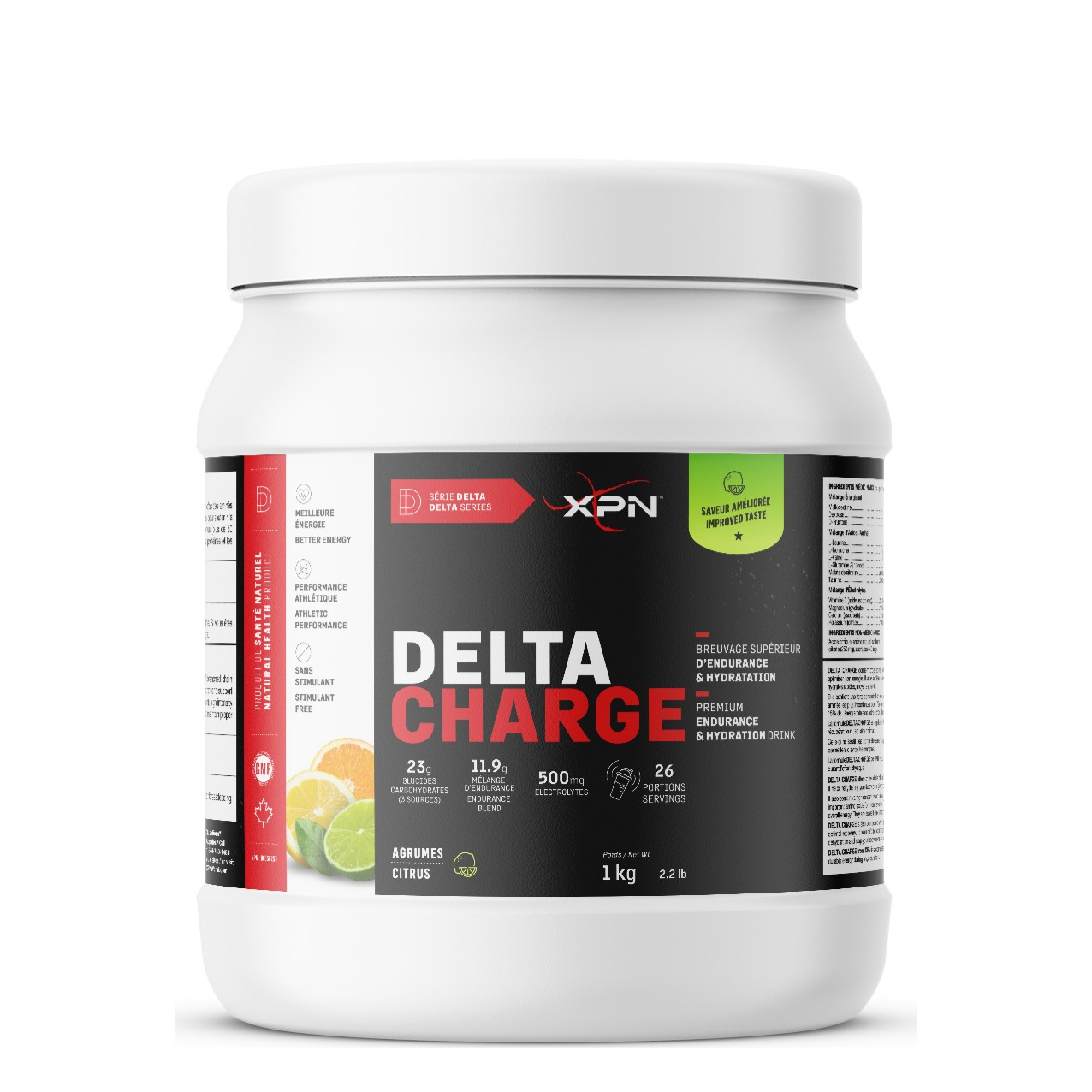 XPN Delta Charge 1 kg – Agrumes