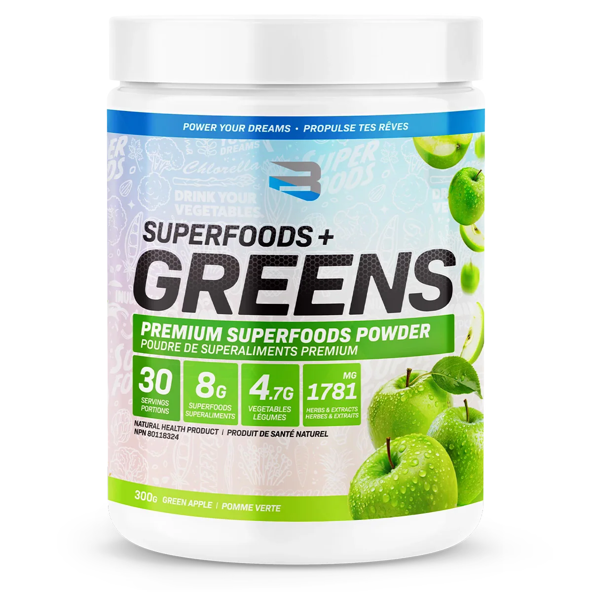 Believe - Superfoods + Greens - 300 g