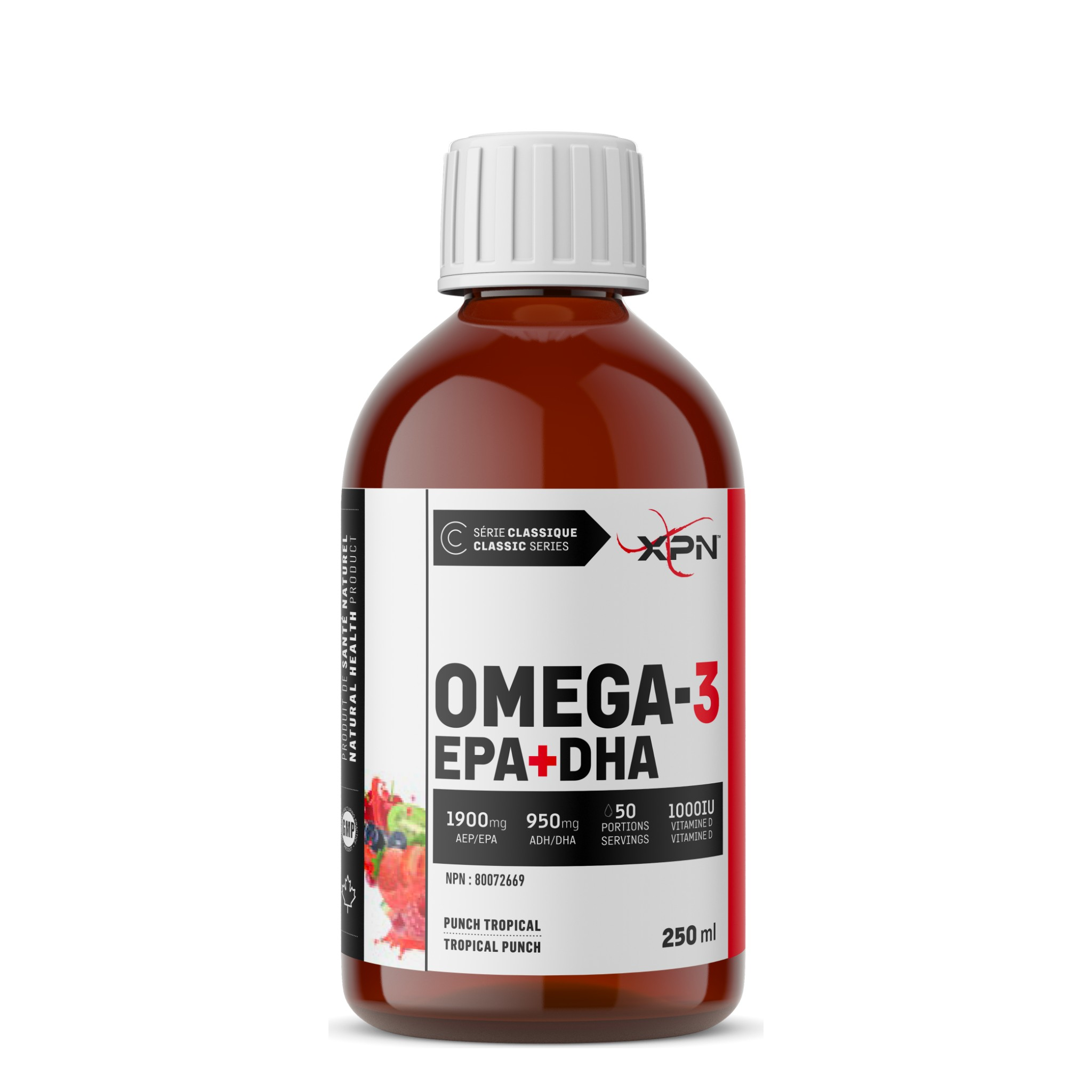 XPN Omega3 - EPA+DHA - Fruits - 250 ml