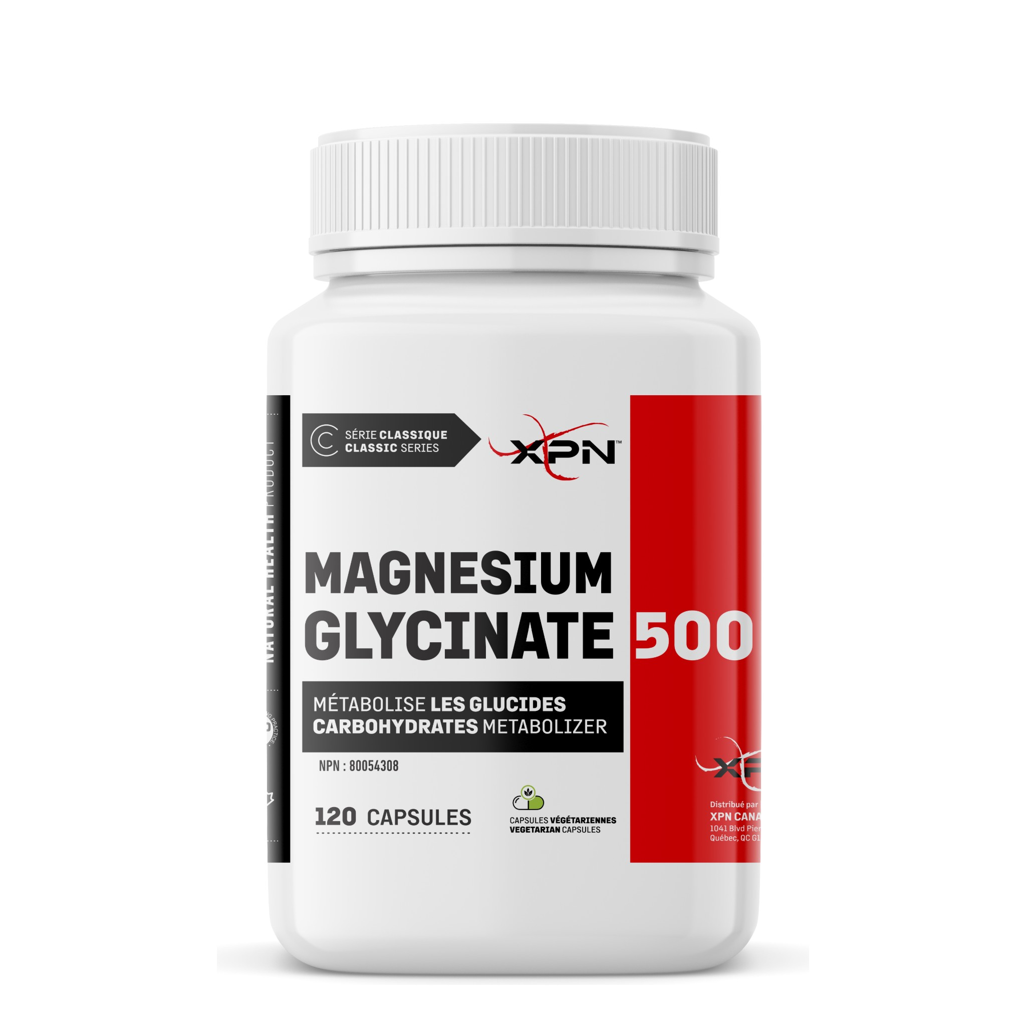 XPN Magnesium Glycinate 500 - 120 Caps