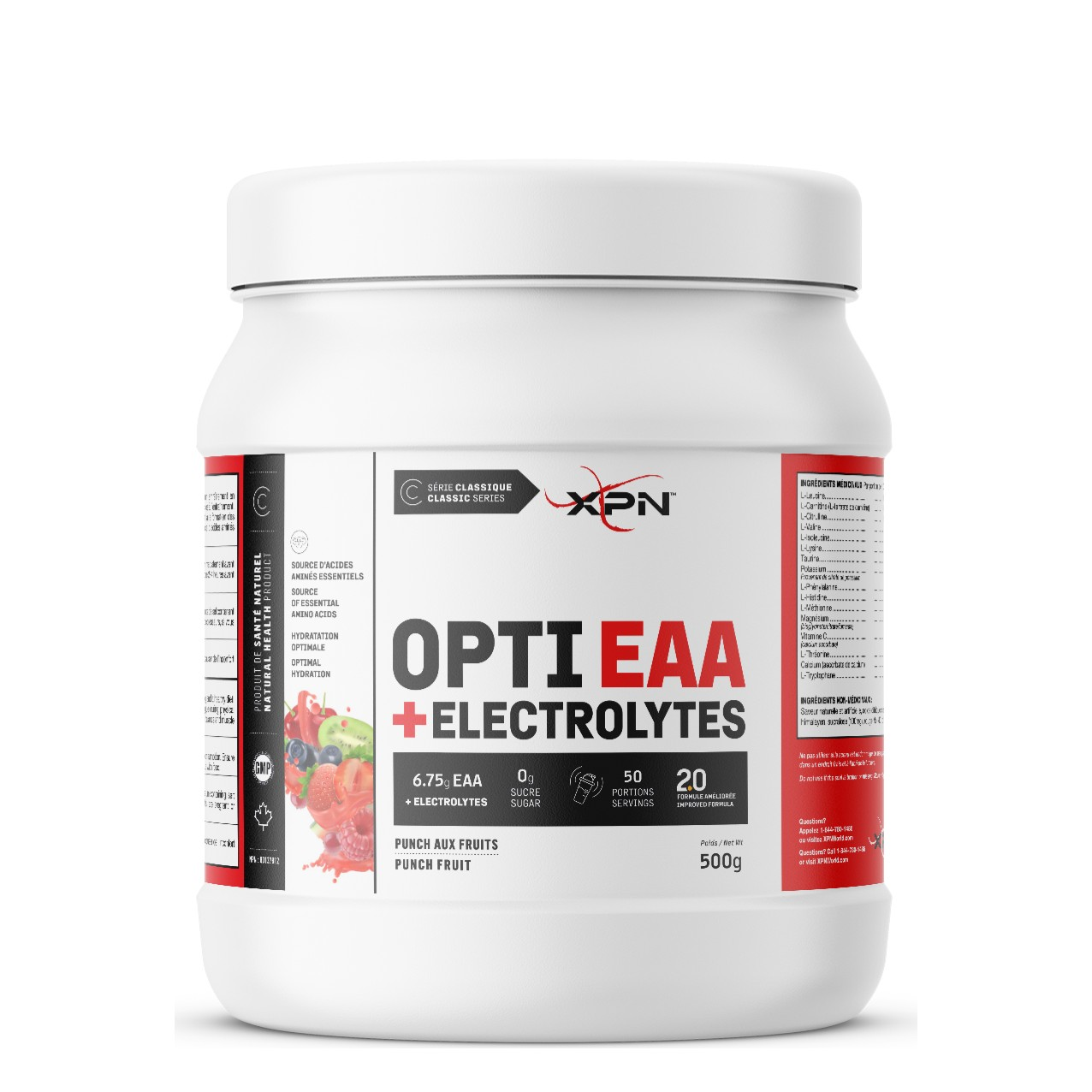 XPN Opti EAA + Électrolytes 450 g – Punch