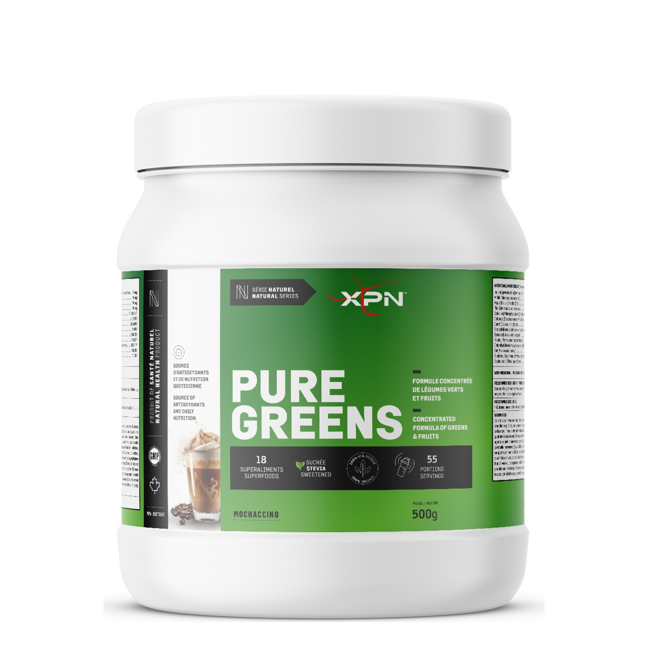 XPN Pure Greens 500 g – Mochaccino