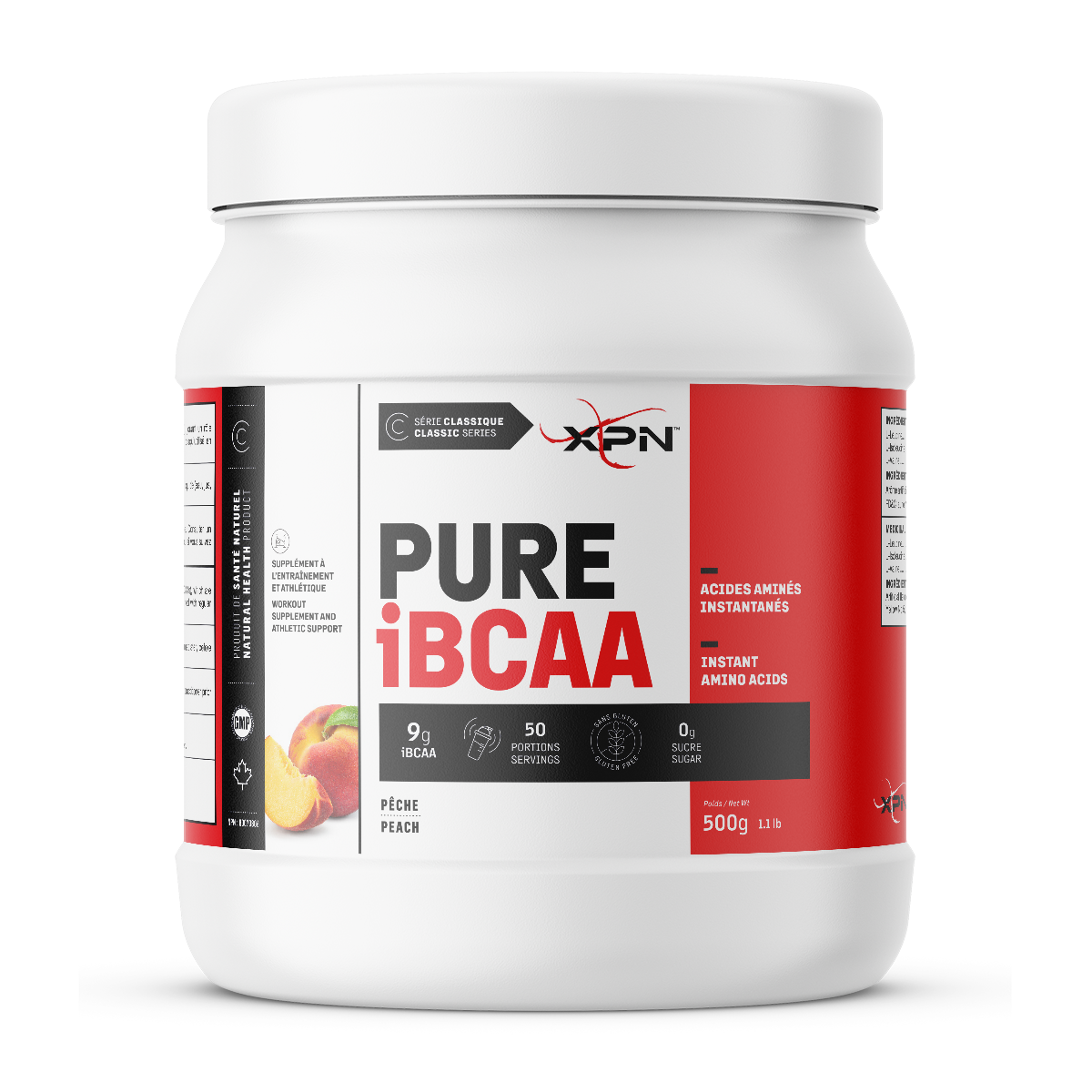 XPN Pure iBCAA 500 g – Pêche
