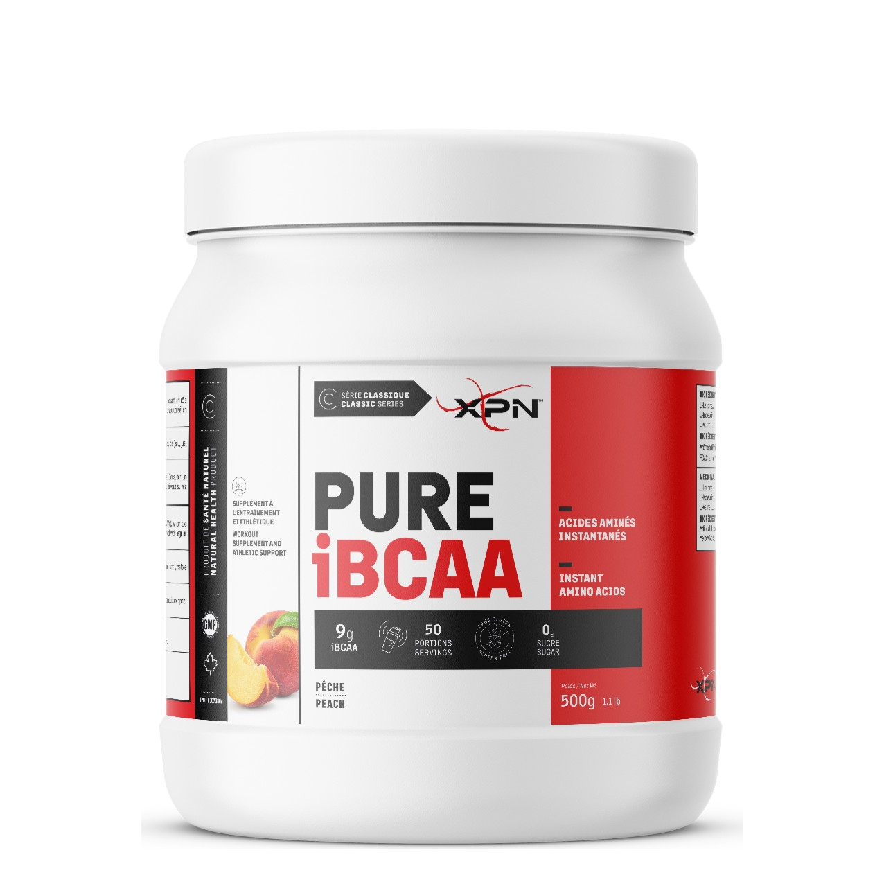 XPN Pure iBCAA 500 g – Pêche