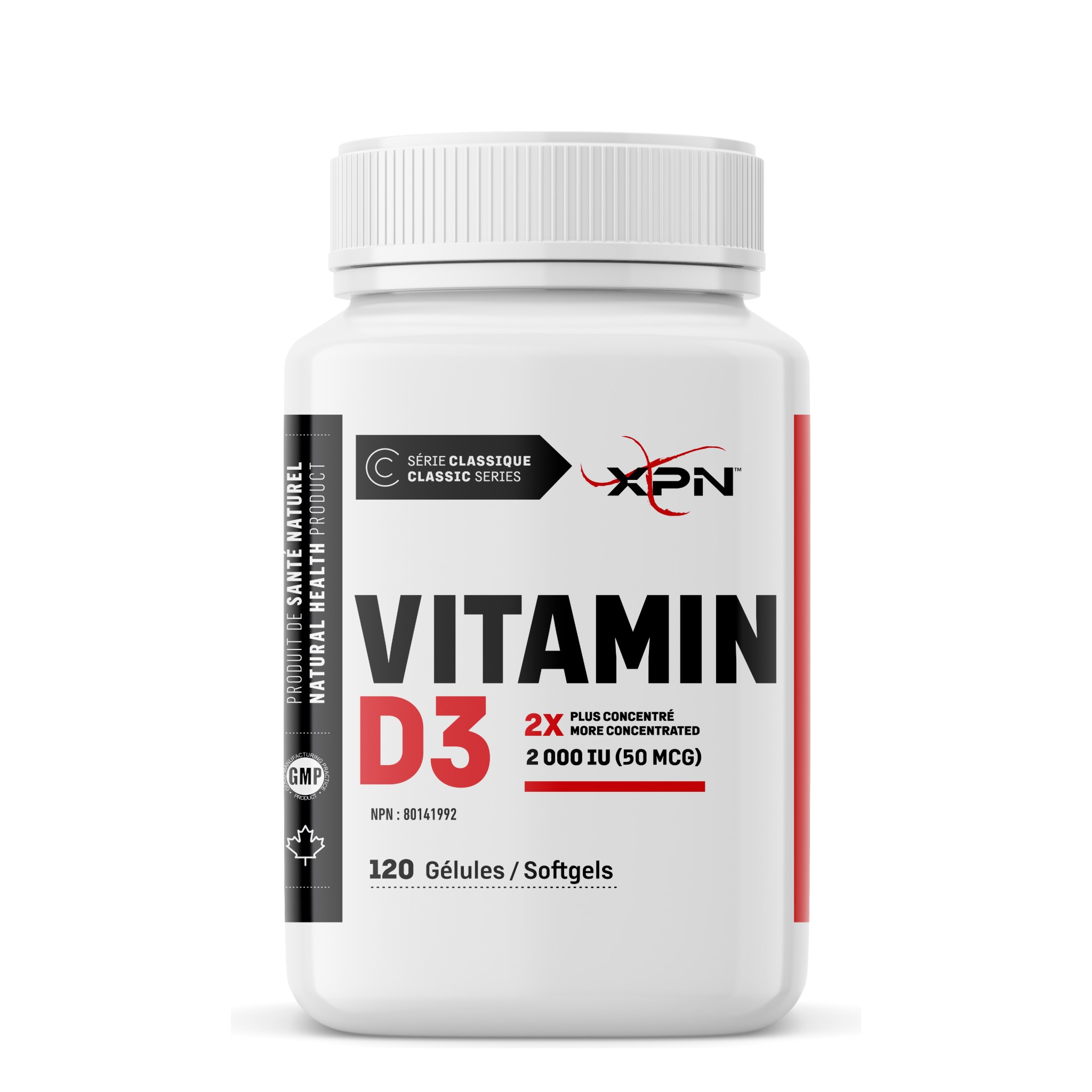 XPN Vitamin D3 - 120 Gels