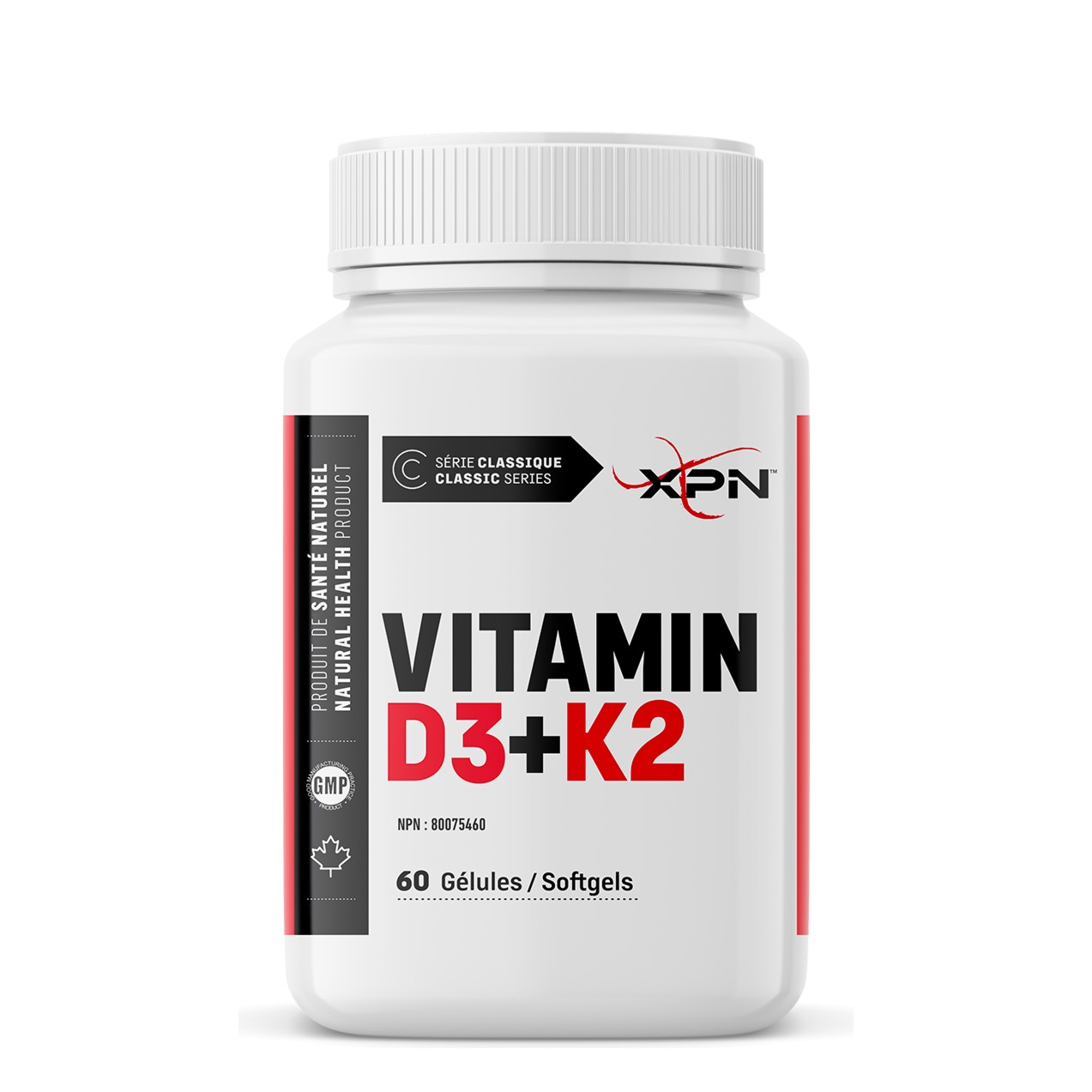 XPN Vitamin D3+K2 - 60 Caps