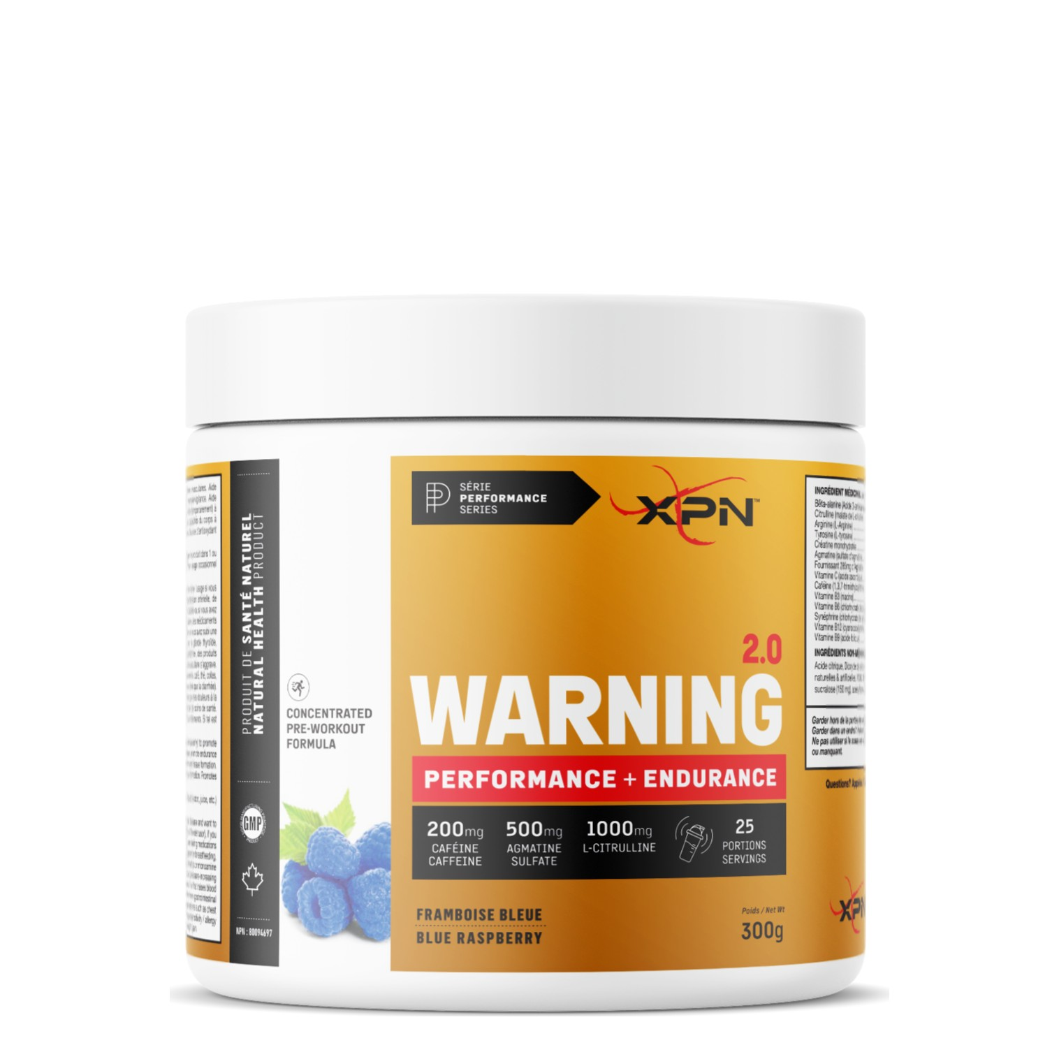XPN Warning 2.0 300 g – Framboise bleue