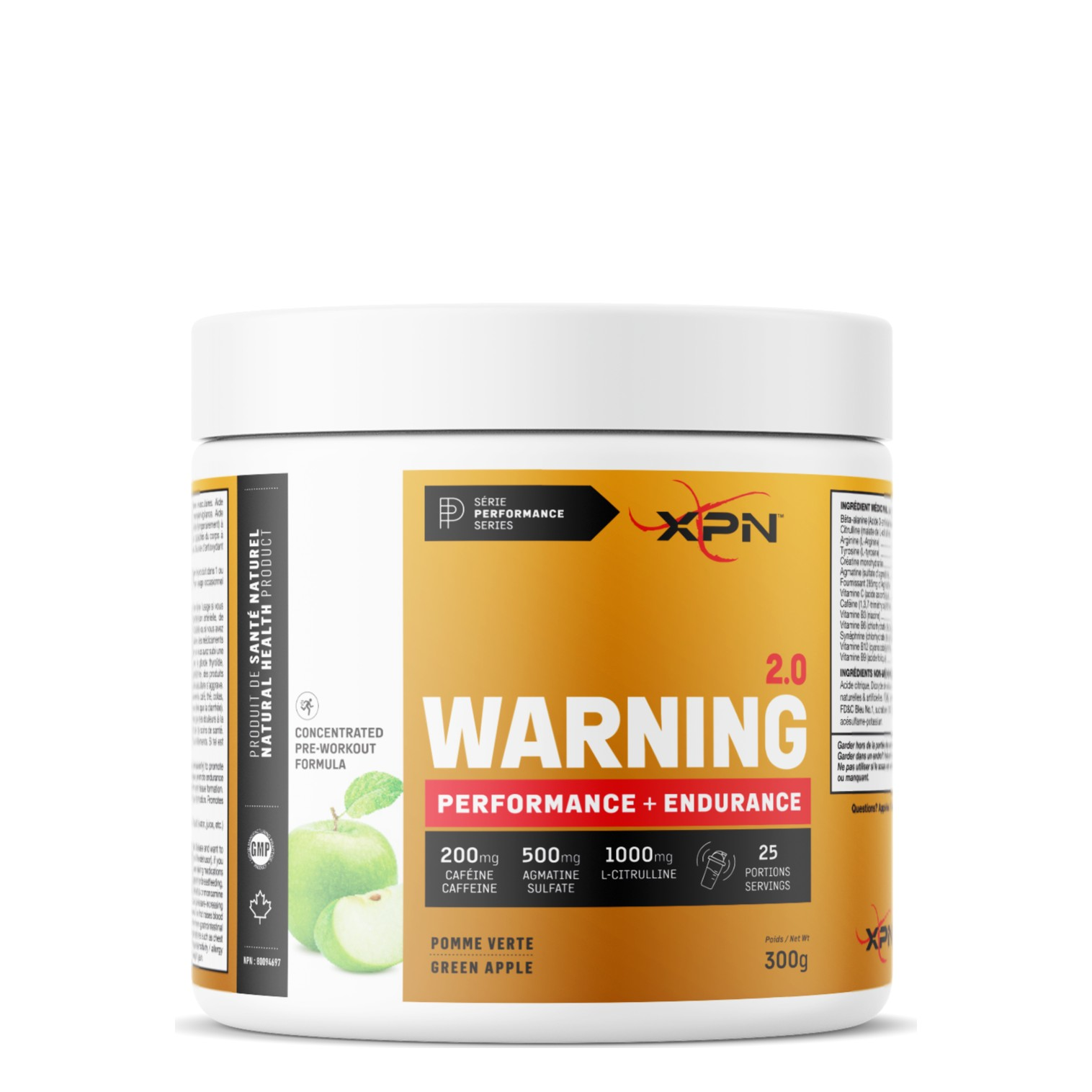 XPN Warning 2.0 300 g – Pomme verte