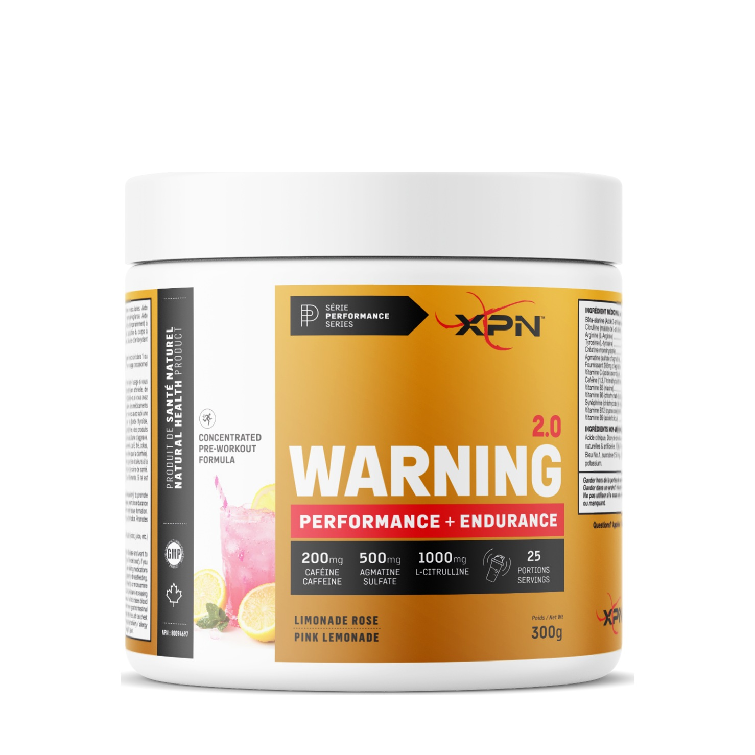 XPN Warning 2.0 300 g – Limonade rose
