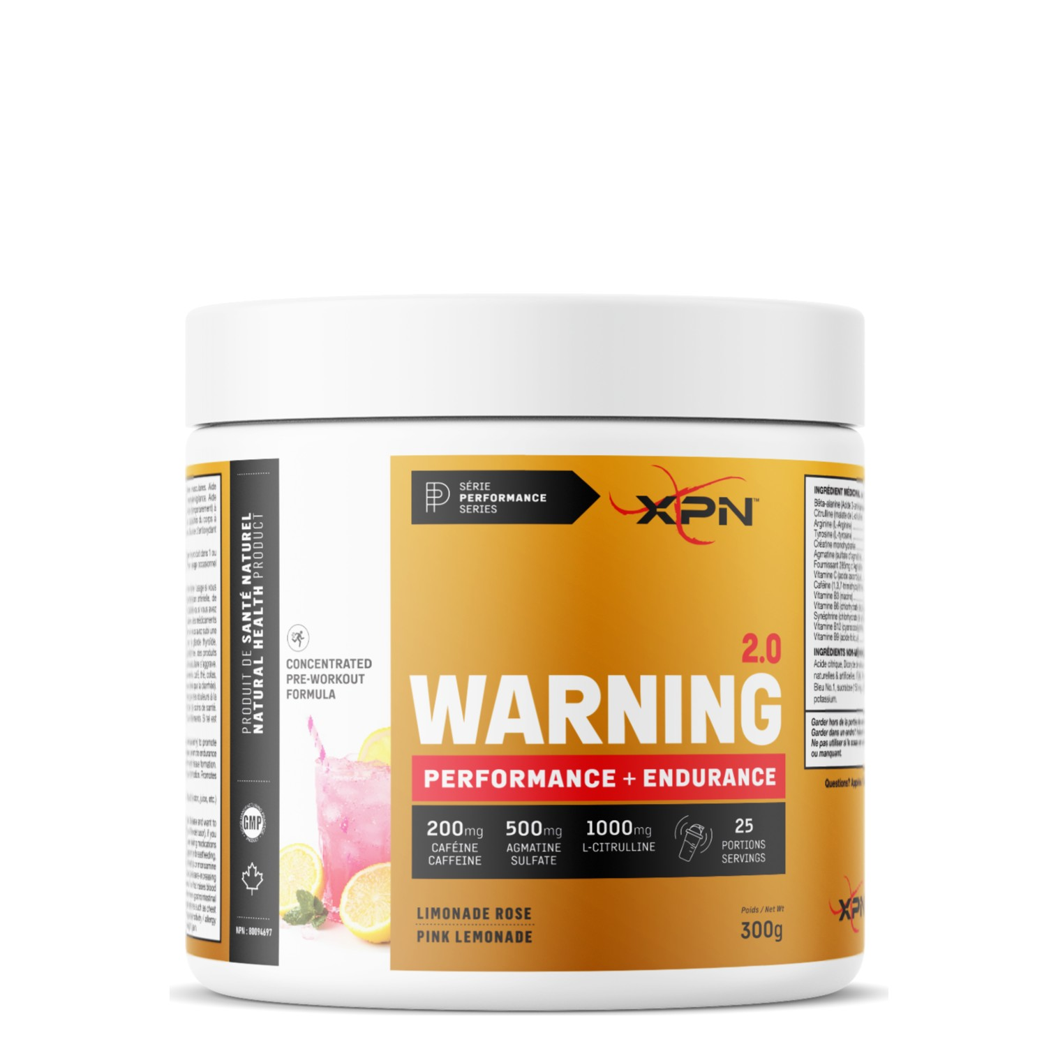 XPN Warning 2.0 300 g – Limonade rose
