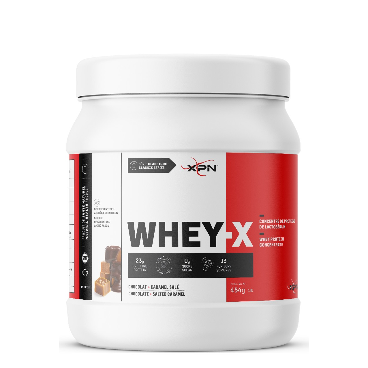 XPN Whey X 1 lb – Chocolat caramel salé