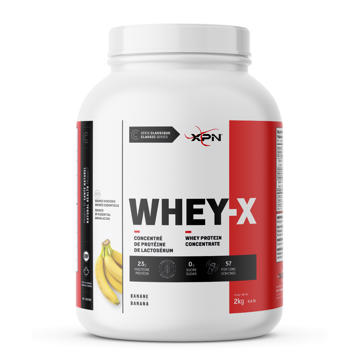 XPN Whey X - Protéine whey - 4,4 lb – Banane