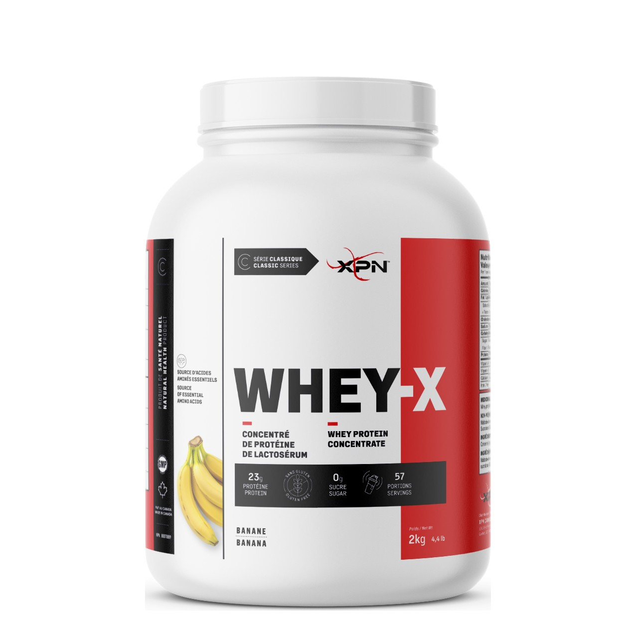 XPN Whey X - Protéine whey - 4,4 lb – Banane