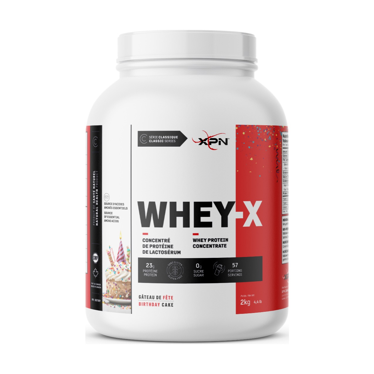 XPN Whey X - Protéine whey - 4,4 lb – Gâteau De Fête