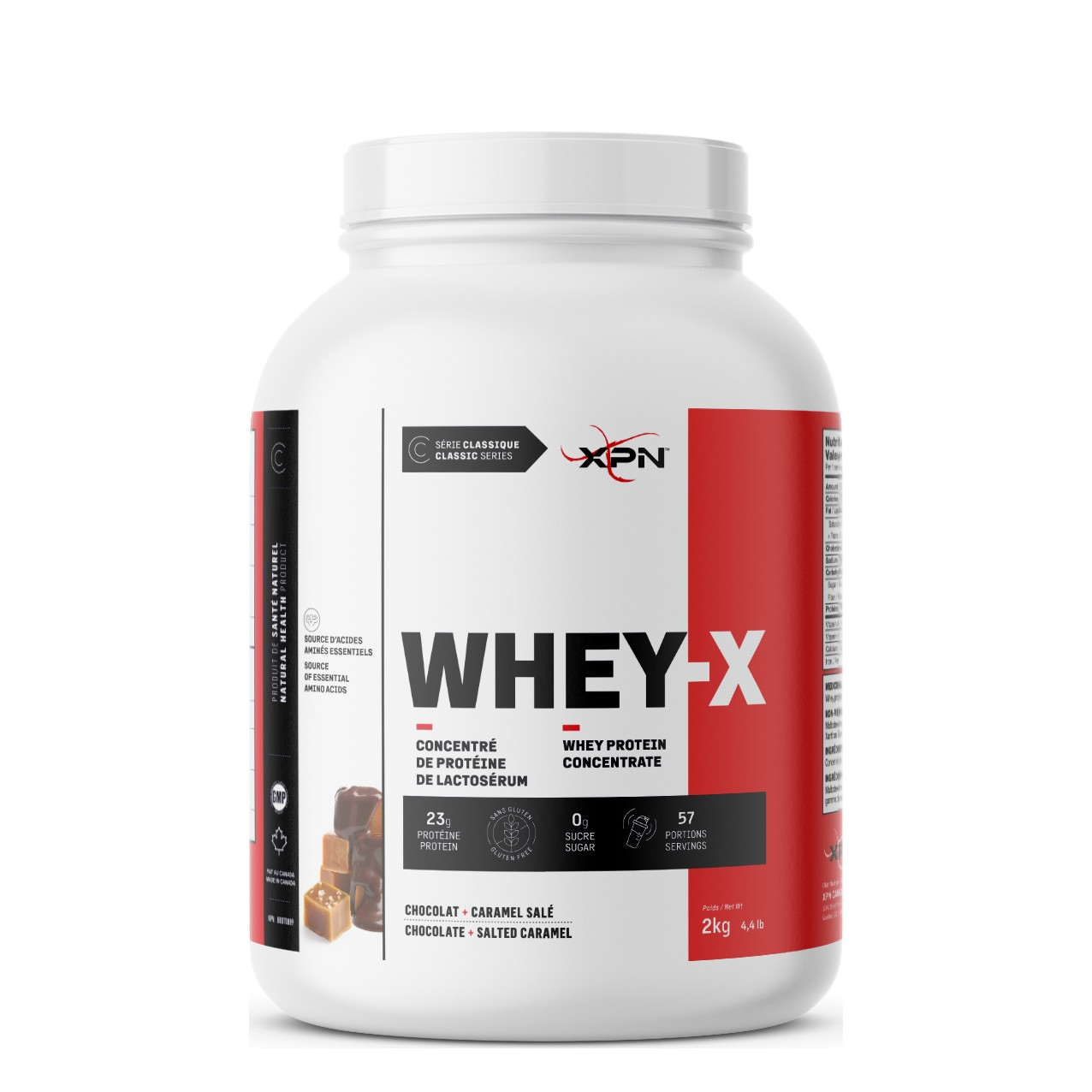 XPN Whey X - Protéine whey - 4,4 lb – Choco Caramel Salé