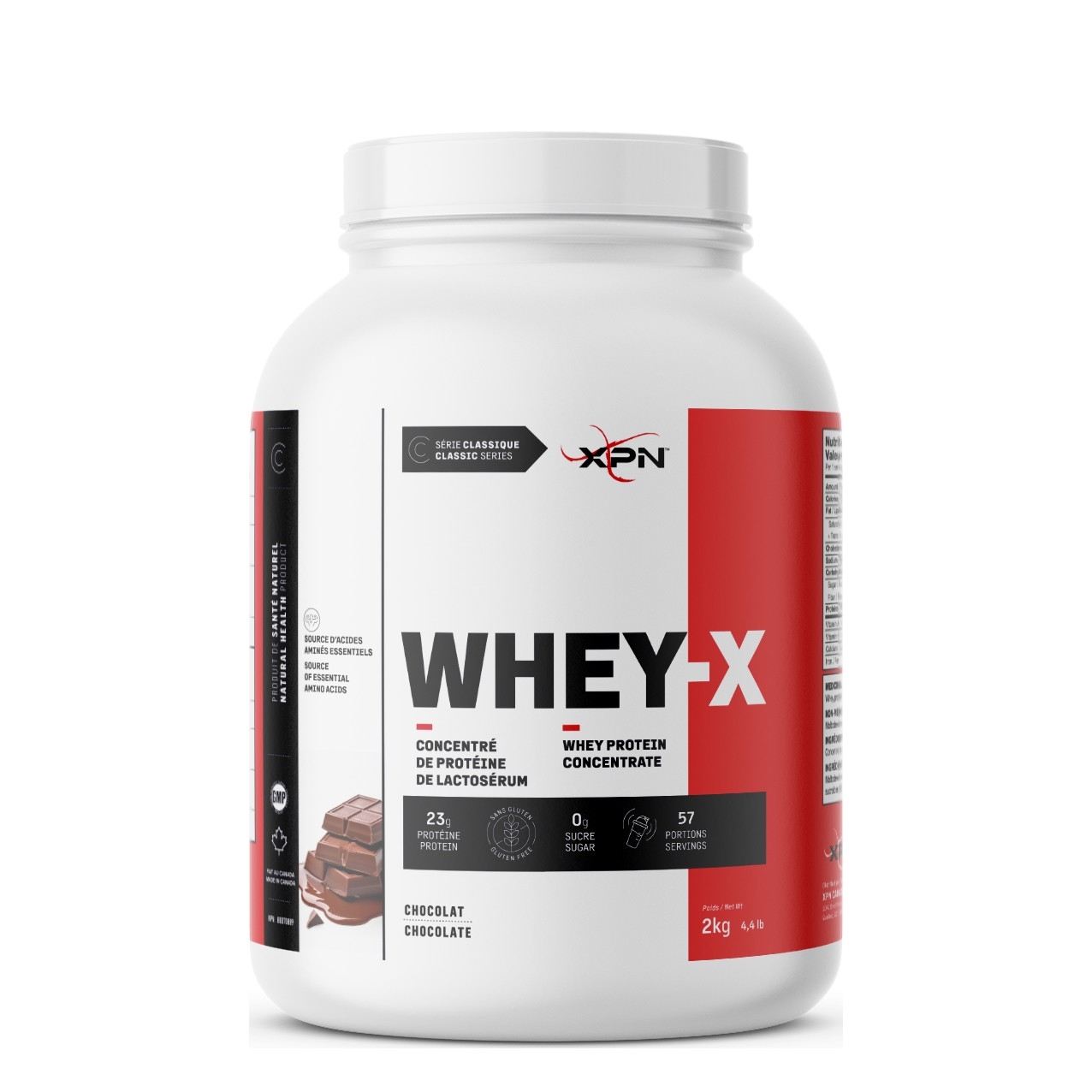 XPN Whey X - Protéine whey - 4,4 lb – Chocolat