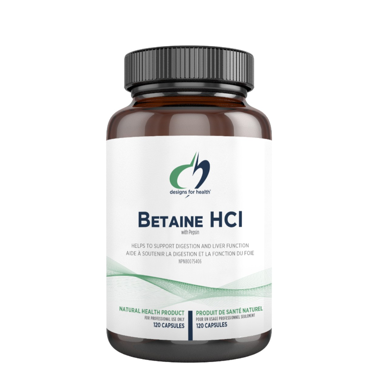 Design for Health - Betaine HCL - 120 Caps