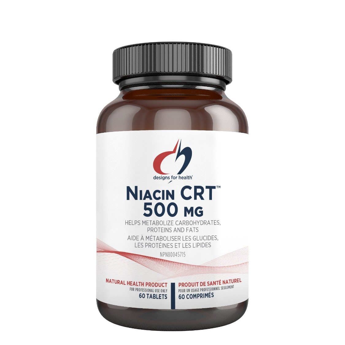 Design for Health - Niacin CRT 500 mg - 60 Caps