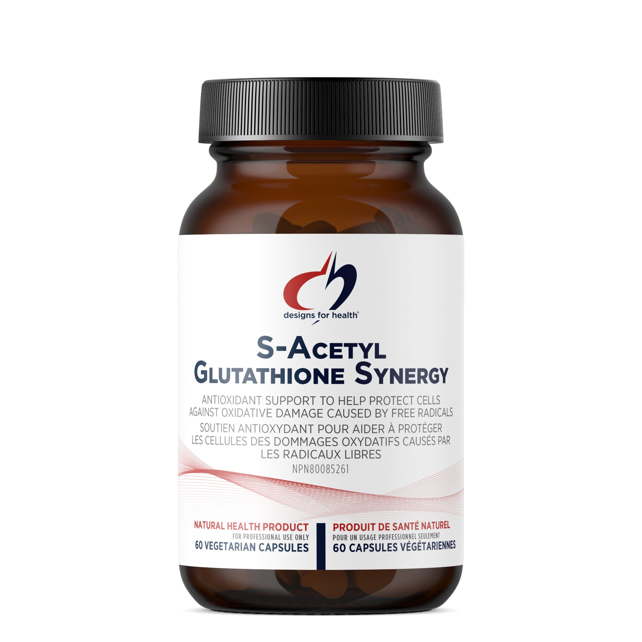 Design for Health - S-Acetyl Glutathione Synergy - 60 Caps