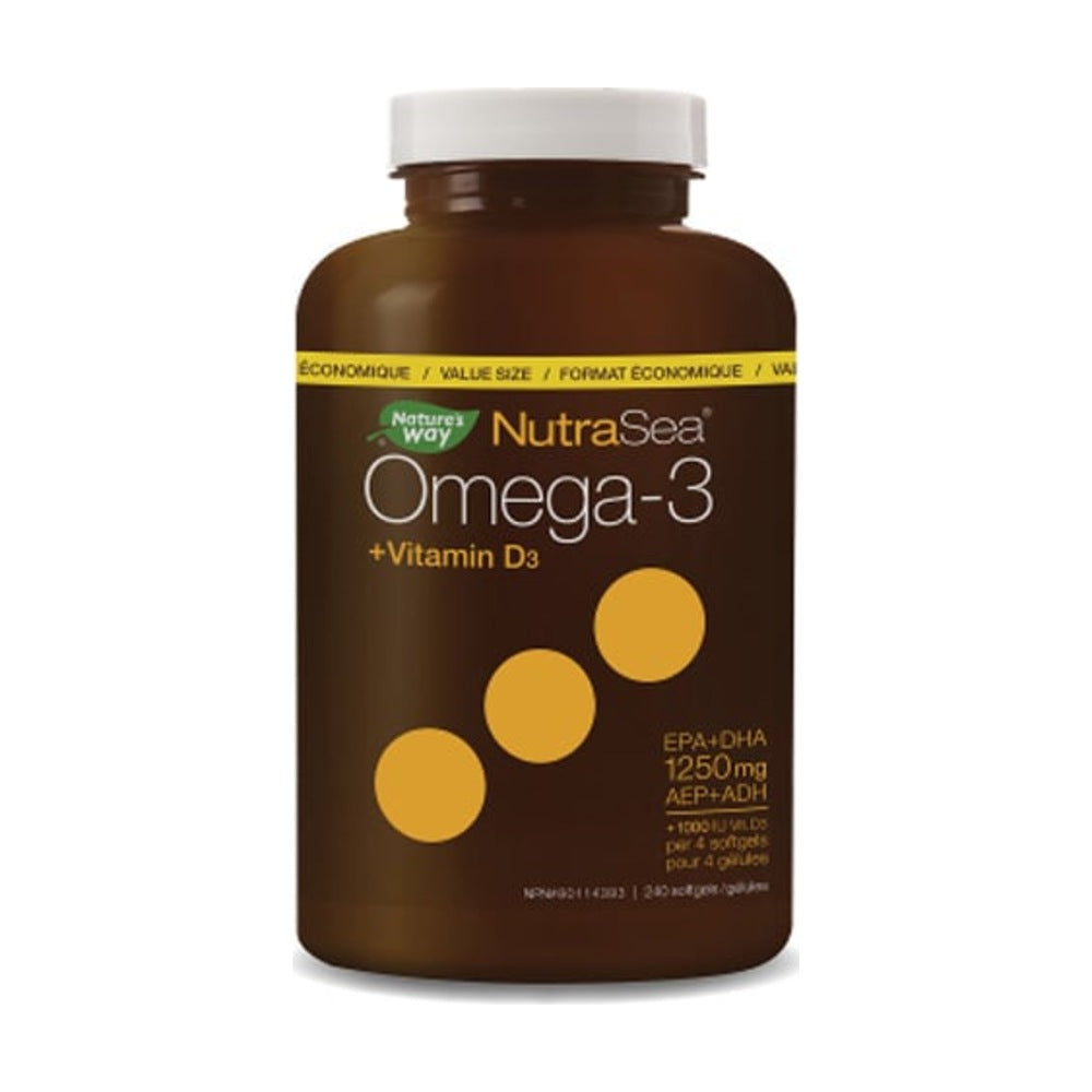 Nature's Way - NutraSea Oméga + D - 240 gélules