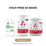 Stack Prise de masse : créatine PVL, ATP Grass Fed Whey et ATP EAA – Equilibre Performance Nutrition